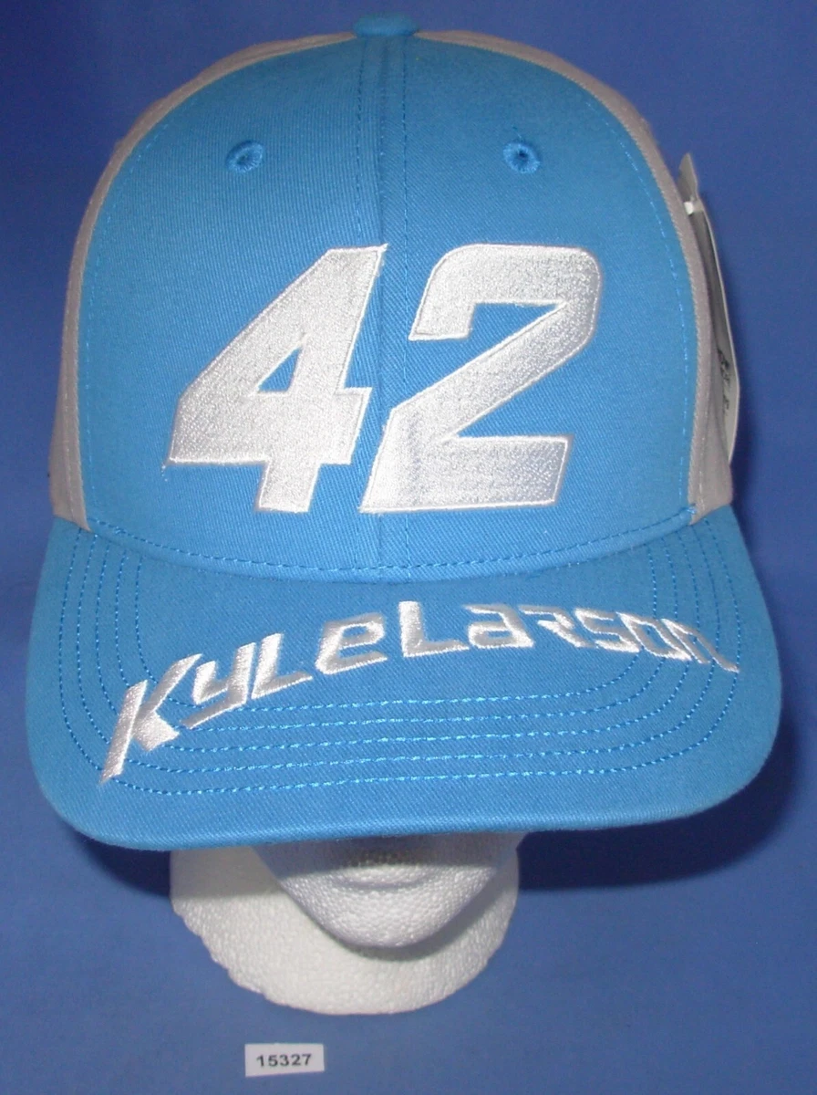 Kyle Larson 42 NASCAR Racing Blue Cap Hat Adjustable NEW WITH TAG
