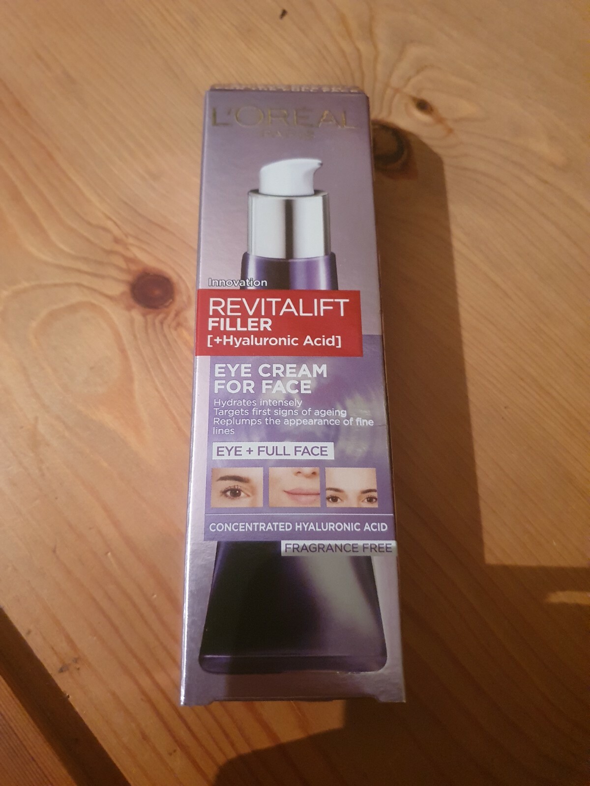 loreal eye cream for face