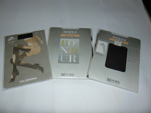 Lotto 3 paia calze da reggicalze nero 2° 20 den DANSILAR BONJOUR -  CALZEDONIA | eBay
