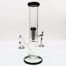 Tubo recto de 13 pulgadas tubo de agua para fumar árbol perc bong con vástago inferior