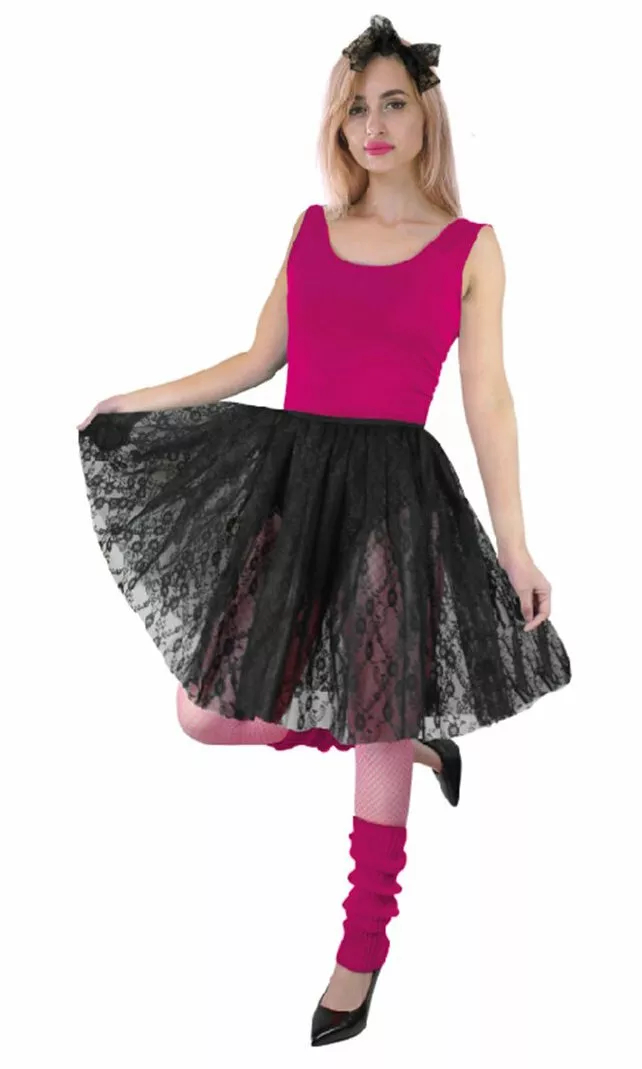 Long tulle cheap skirt 80s