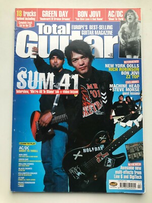 TOTAL GUITAR Magazine - 132 - February 2005 - Sent same day! SUM 41