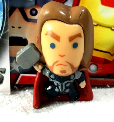 Marvel Avengers Chibis Thor 1'' Blind Bag Figure #A Cake Topper