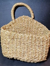 Boho Style Hanging Wall Storage Basket Small - Cesta de Almacenamiento Colgante