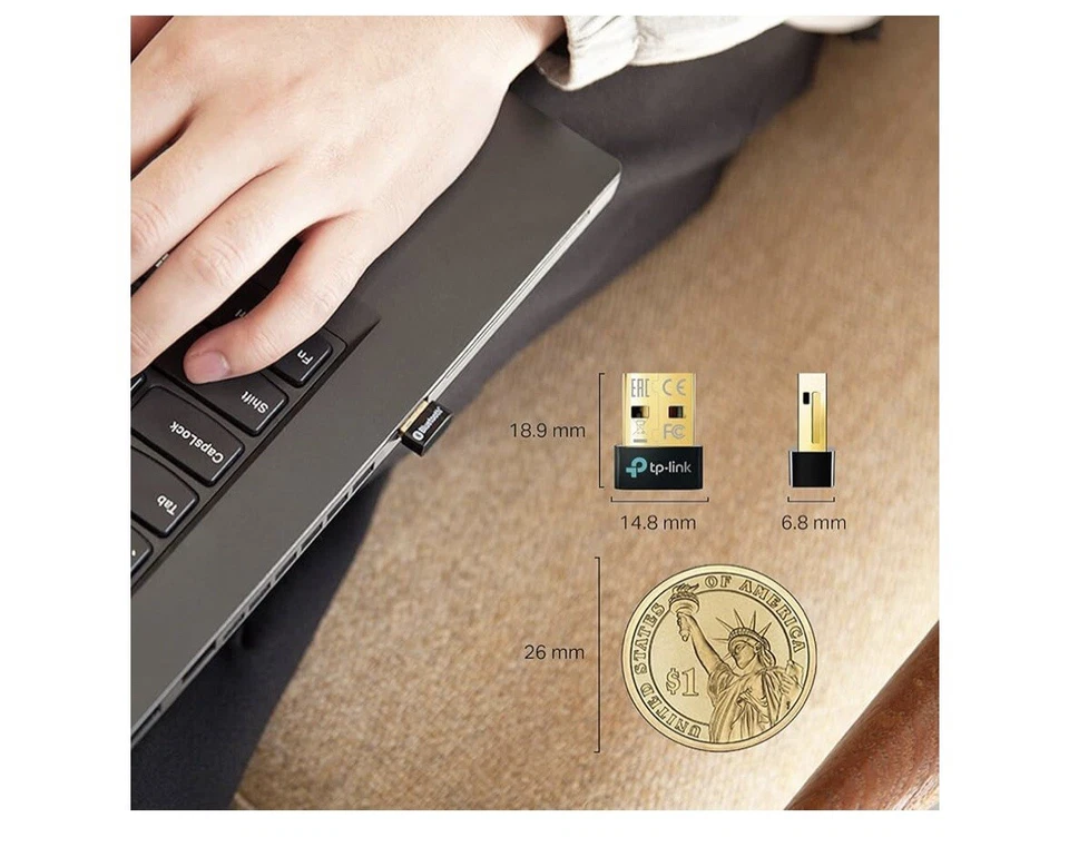 Adaptador Bluetooth USB TP-Link para PC, PS5/PS4/Xbox Controller (UB500) Foto 4 de 4