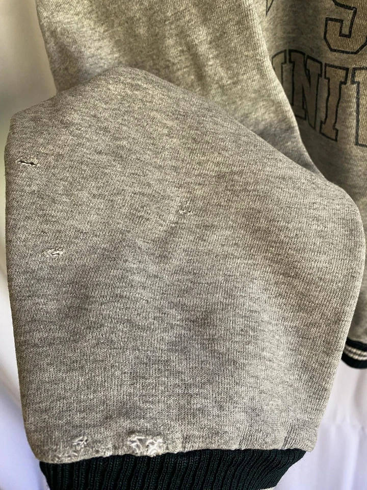 Vintage Tennessee State University Sweatshirt XL Made in USA Distressed - Image 4 of 4