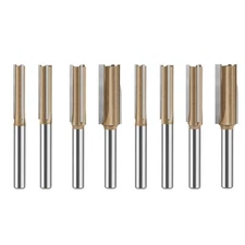 1/4inch Shank Straight Router Bit Metal Milling Cutter Woodworking Tool
