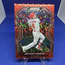 2021 Panini Prizm Tier III Red Donut Circle /99 Anthony Rendon #245