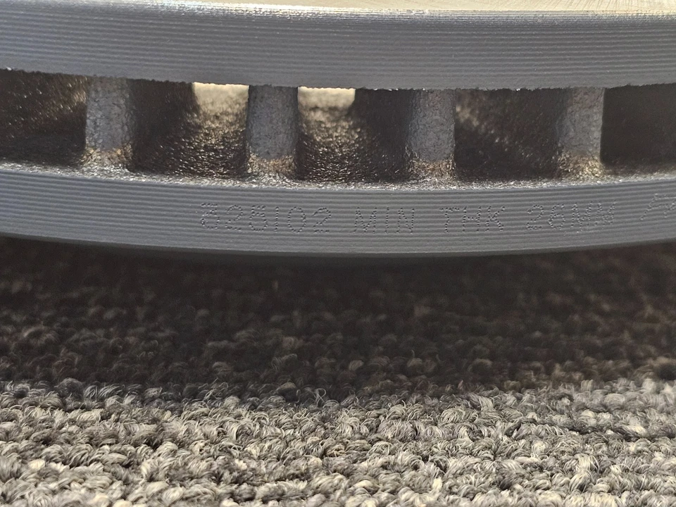 Rotor de freno premium de hierro fundido sin recubrimiento NAPA 4886219 para Toyota Camry 1992-2001 Foto 4 de 4