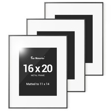 Fun Memories 16X20 Black Poster Frame Aluminum 16X20 Picture Frames 11X14