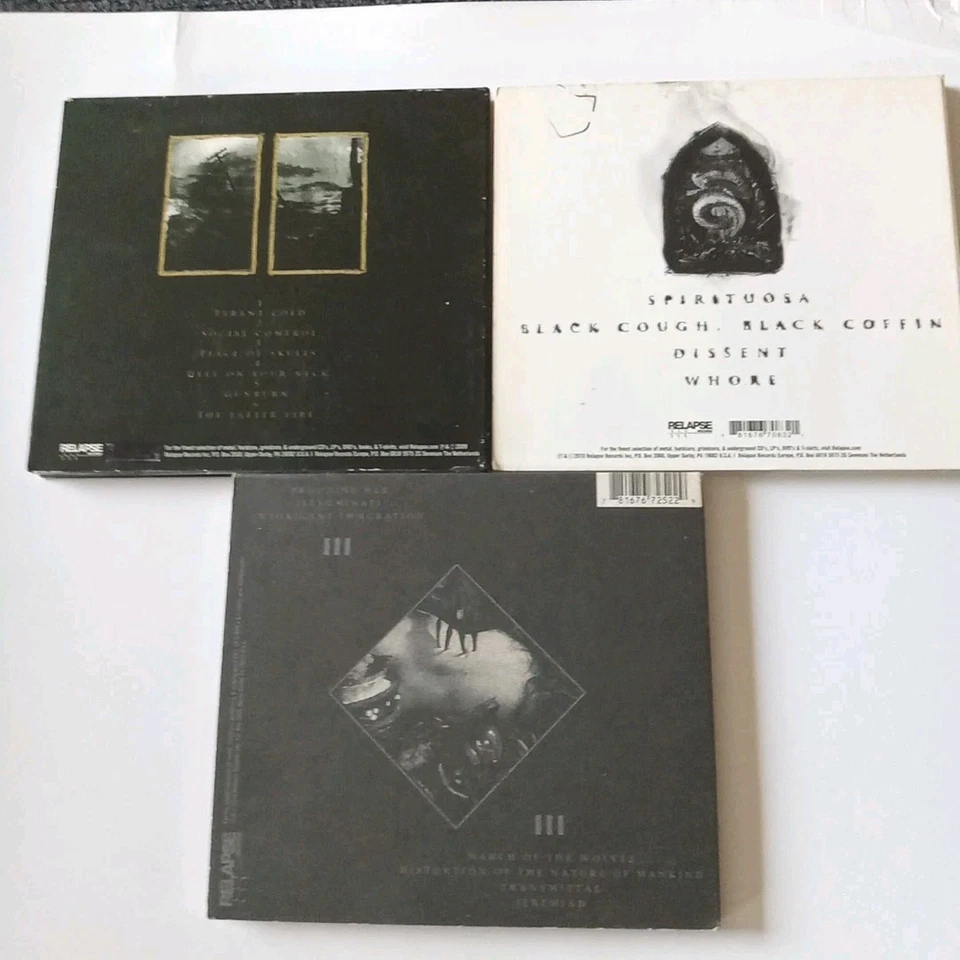 Culted 3 CD Lot Below The Thunders, Oblique, Of Death & Ritual - Image 2 of 2