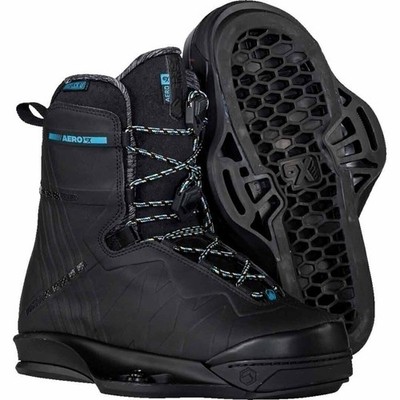 Liquid Force Aero 6X Black Wakeboard Bindings - 2024