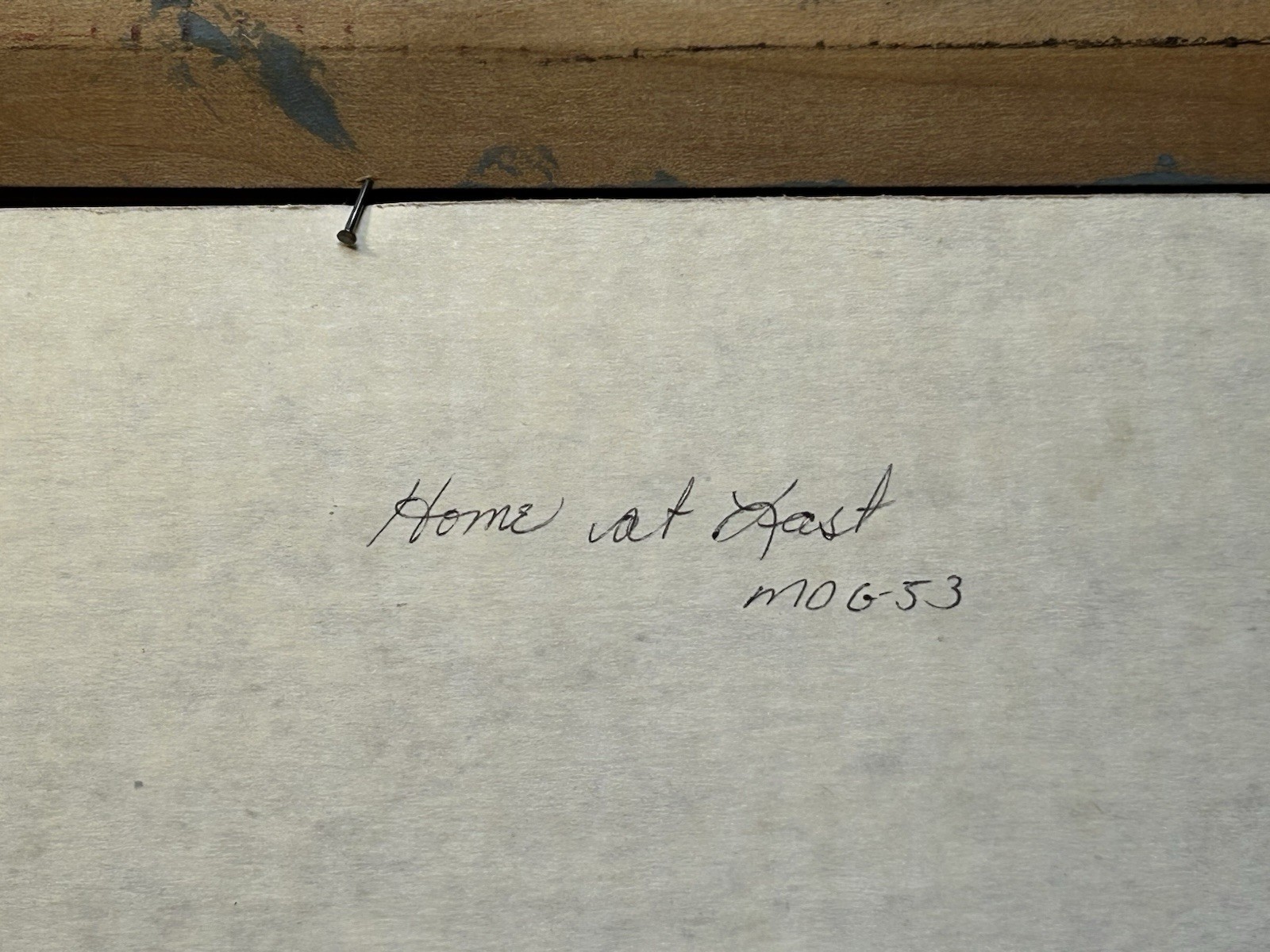 VTG Ted DeGrazia “Home At Last" Print Midnight Sketch 1972 RARE!