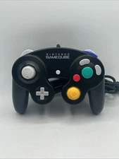 Nintendo Gamecube Controller OEM Black DOL-003 Official Tested And Working