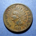 1881 Indian Cent  Ch. VF