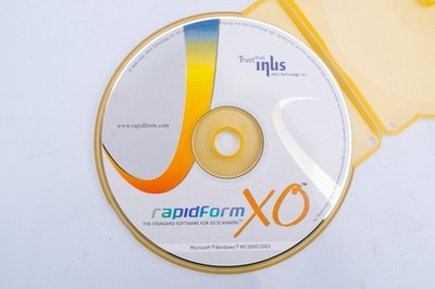 INUS CD for RapidForm XO 3D Scan Processing Reverse Engineering and Inspection