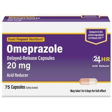 Omeprazole 20mg-Advanced Solution for Acid Control, Heartburn Relief-75 Capsules