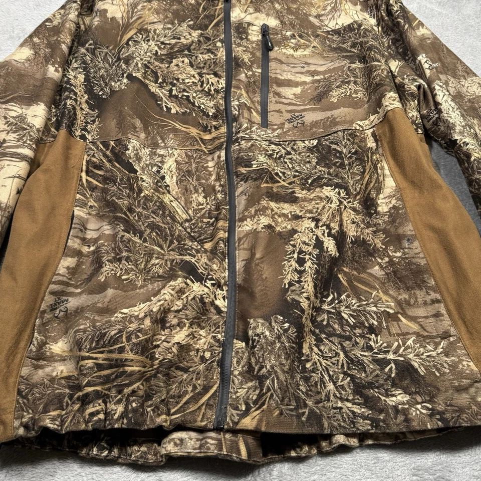 Realtree Mens XL Hunting Jacket Camo RT Max-1 XT Scent Factor Coffee Liqueur VTG - Image 3 of 4