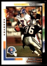 John Elway 1992 Wild Card #117 Broncos FREE SHIPPING StackedPacks