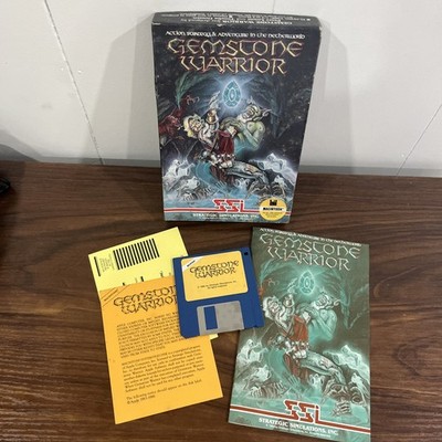 Gemstone Warrior Apple Macintosh 128k 512k Plus Complete Big Box Game SSI