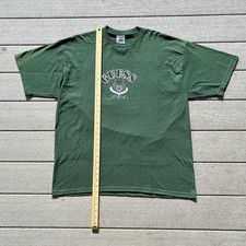 Vintage 2000s Guess Jeans USA Graphic T-Shirt Mens XL Forest Green Jerzees Tag