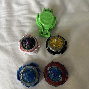 4 Premium Beyblade’s with one launcher.