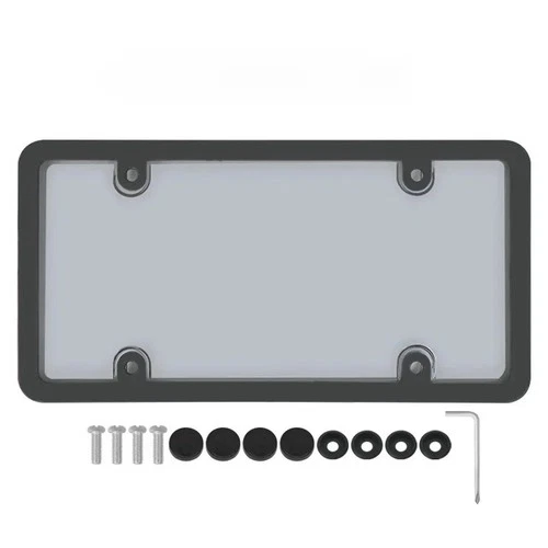 6.3'' Clear Reflective Anti Speed Red Light Toll Camera Stopper License Plate Fr image 2