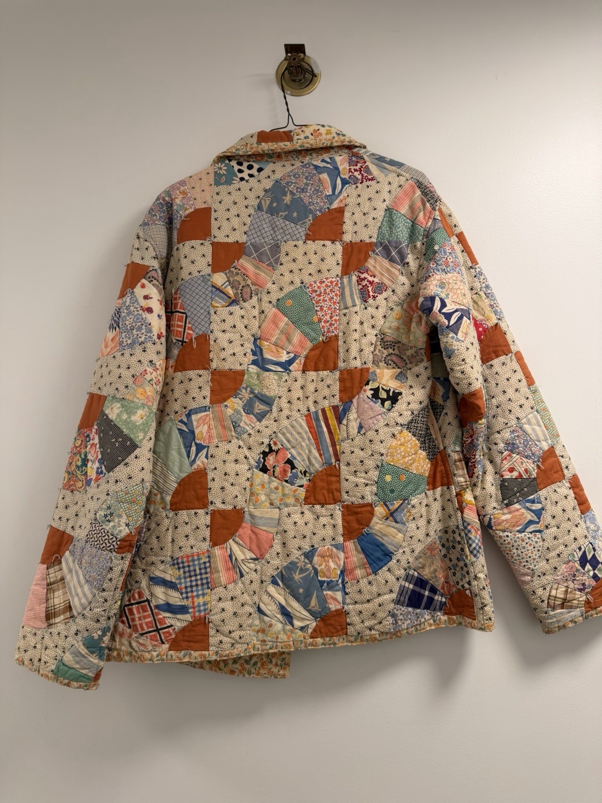 BODE Patchwork Quilted Jacket Multicolor Button P… - image 2