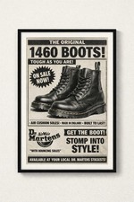 DR MARTEN 1460 Retro Poster A3MATT print