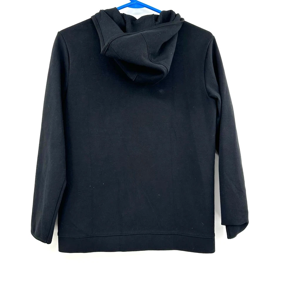 Old Navy Active Boys talla XL 14 - 16 dinámico polar cremallera completa chaqueta gris sudadera con capucha Foto 2 de 4