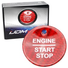 Red Real Carbon Fiber Keyless Engine Push Start Button For Ford F-150 Raptor Etc Red Real Carbon Fiber Keyless Engine Push Start Button For Ford F-150 Raptor Etc