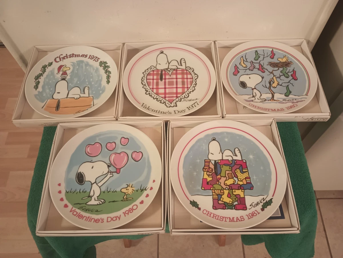 Peanuts Christmas Plate In Schmid Collectibles for sale | eBay