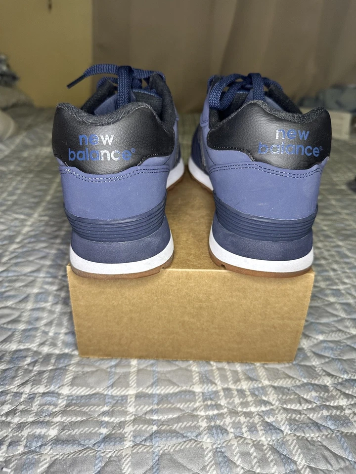 New Balance 515 Classics Navy Blue Gum Suede Mens Sneakers ML515TNB Size 10.5 - Image 4 of 4