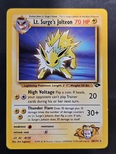 Lt. Surge's Jolteon 28/132 Gym Challenge Regular on eBay