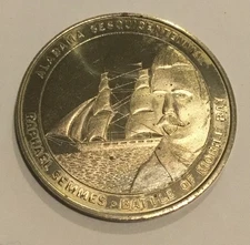 Alabama Sesquicentennial Raphael Semmes Battle Of Mobile Bay Coin Medal
