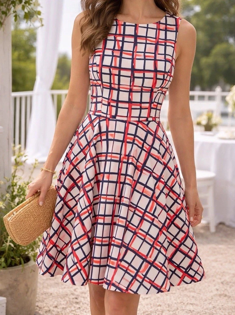 strapless open back dress Donna Morgan Women's Ruched Sleeveless Midi Dress - Blue main image 0