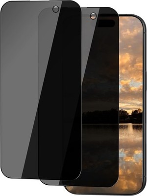 2x iPhone 17 16 15 14 13 12 Pro Max Blickschutz Schutzglas Privacy 9H Glas Full