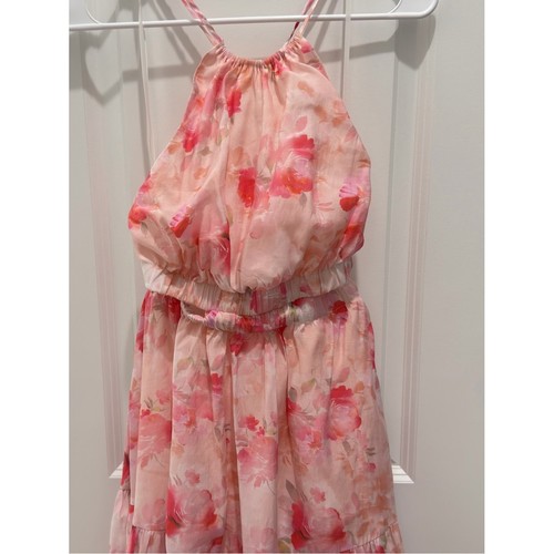 HELLO MOLLY SUNSET SOIREE MAXI DRESS PINK