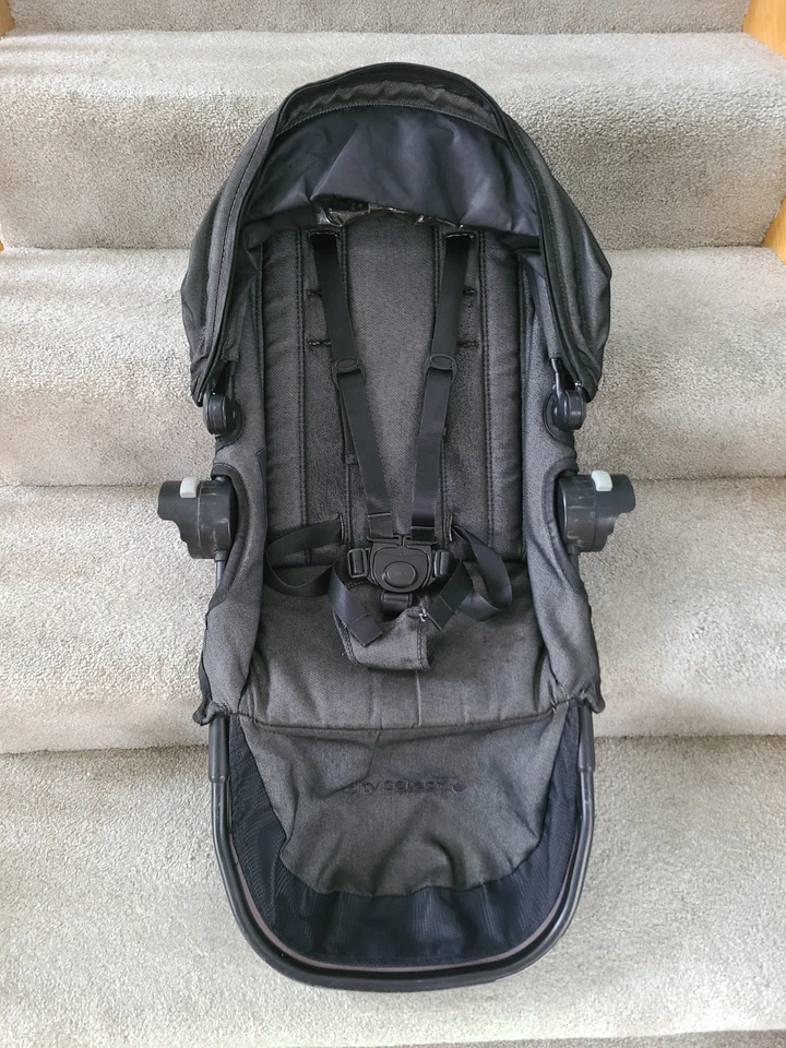 Cochecito Baby Jogger City Select asiento completo carbón denim ¡BUEN ESTADO! Foto 2 de 4