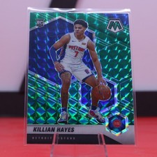 2020-21 Panini Mosaic - Killian Hayes #222 Green Mosaic RC Rookie