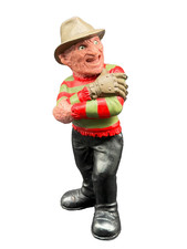 Vtg 1989 Freddy Krueger LJN Nightmare on Elm Street Hard Rubber Horror Figure 8