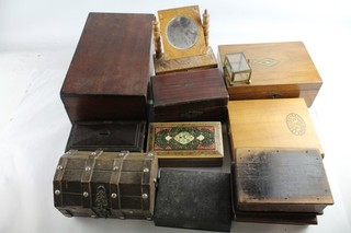 Antique Vintage Wooden Metal & Bakelite Boxes Storage Jewellery Trinket
