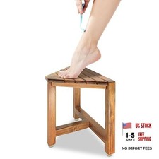 Shower Foot Rest 12 in - Shower Stool for Shaving Legs, Small Corner Stool