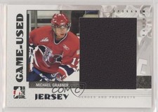 2007-08 ITG Heroes and Prospects Game-Used Jersey Michael Grabner #GUJ-54 0ta9