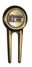 PGA Tour Partners Club Brass Divot Tool & Ball Marker Golfer Golf Golfing 