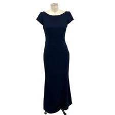 Katie May x BHLDN Madison Maxi Long Dress in Navy Blue Size 6