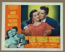 THE LAS VEGAS STORY &lsquo;52 JANE RUSSELL VICTOR MATURE BEST CARD FILM NOIR LC