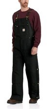 Carhartt Firm Duck Insulated BIB Overalls OR4393-M Loose Fit Large New With Tags