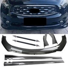 Carbon Fiber Front Bumper Lip Spoiler For Infiniti Fx35 Fx37 Fx45 Fx50 Body Kit Carbon Fiber Front Bumper Lip Spoiler For Infiniti Fx35 Fx37 Fx45 Fx50 Body Kit