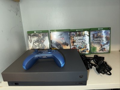 Xbox One X 1 TB Gold Rush Limited Edition GTA5 Forza Ryse Immortals Controller